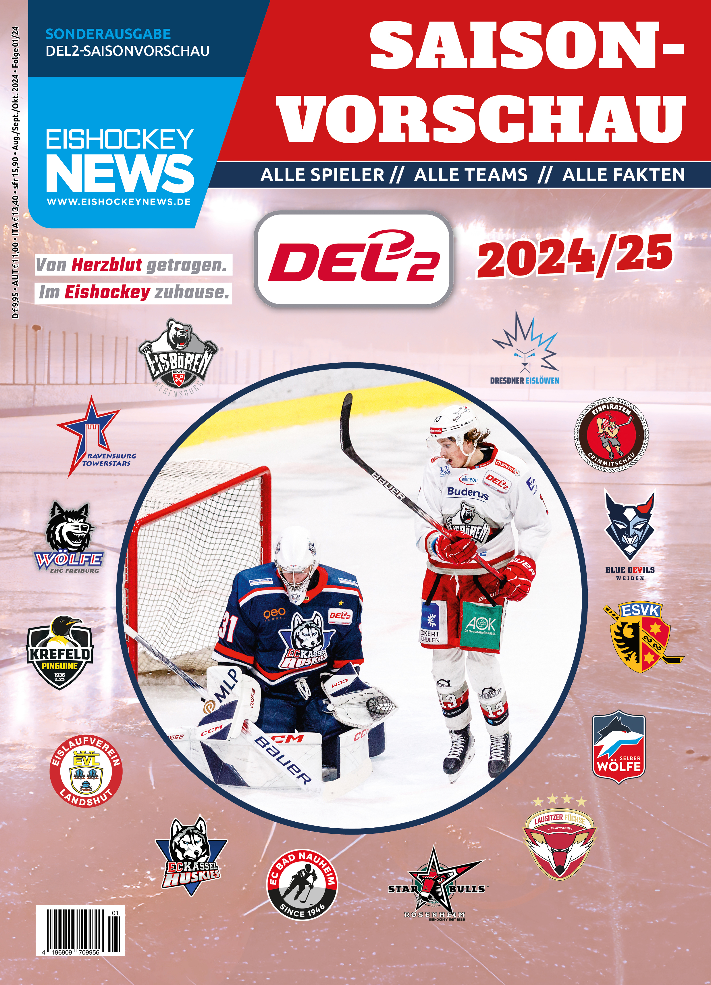 DEL2 Sonderheft 2024/25 mit allgemeinem Cover 