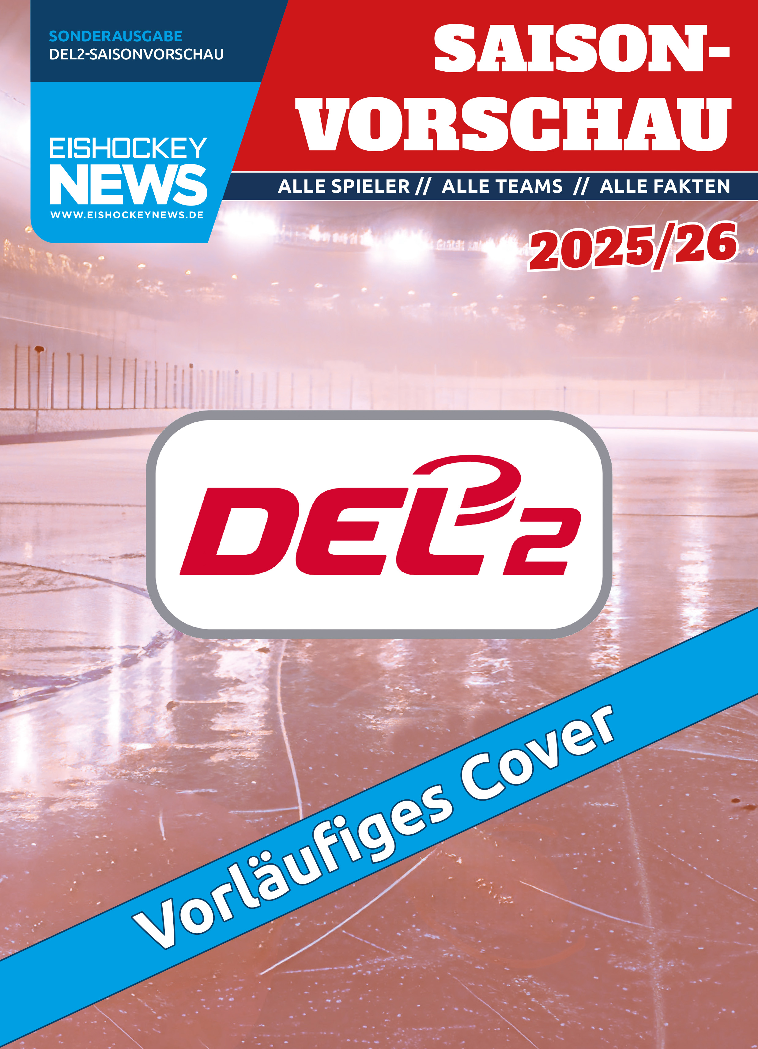 DEL2 Sonderheft 2025/26 mit allgemeinem Cover 