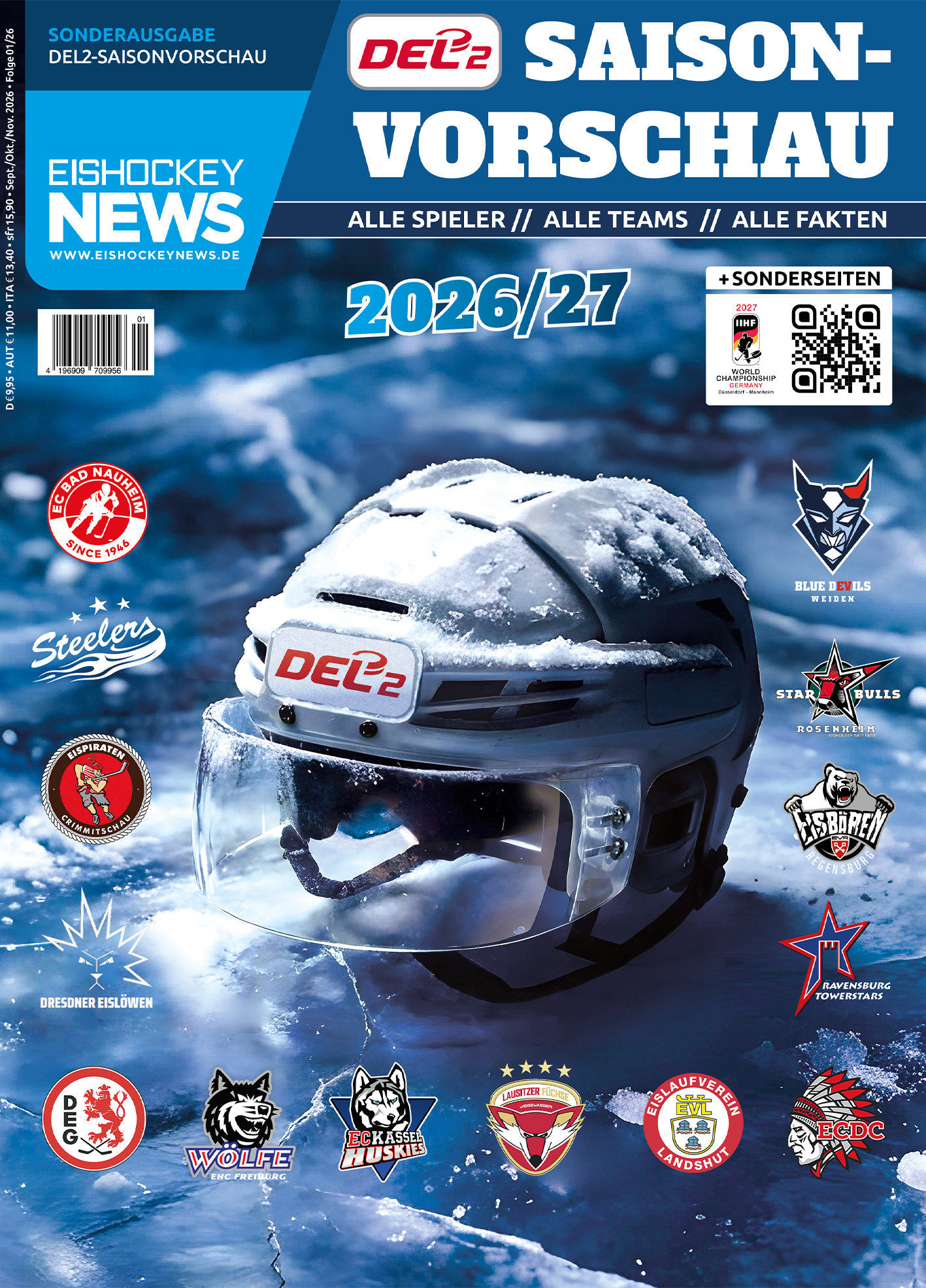 DEL2 Sonderheft 2026/27 mit allgemeinem Cover 