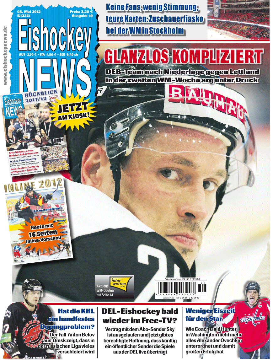 Eishockey NEWS Ausgabe 19/2012