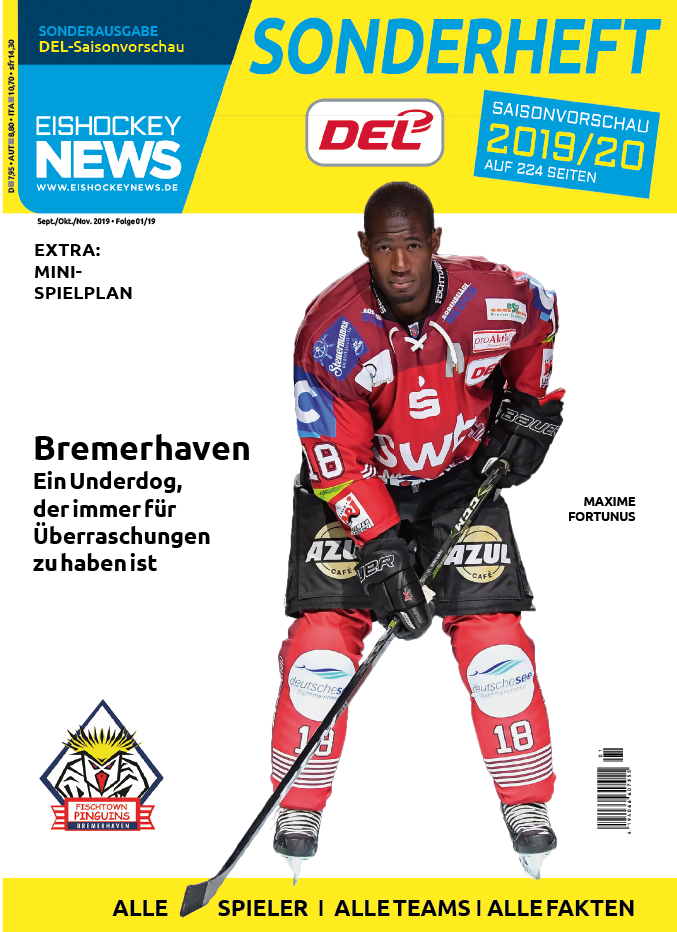 DEL Sonderheft 2019/20 mit Bremerhaven-Cover (ab 30.08.19)