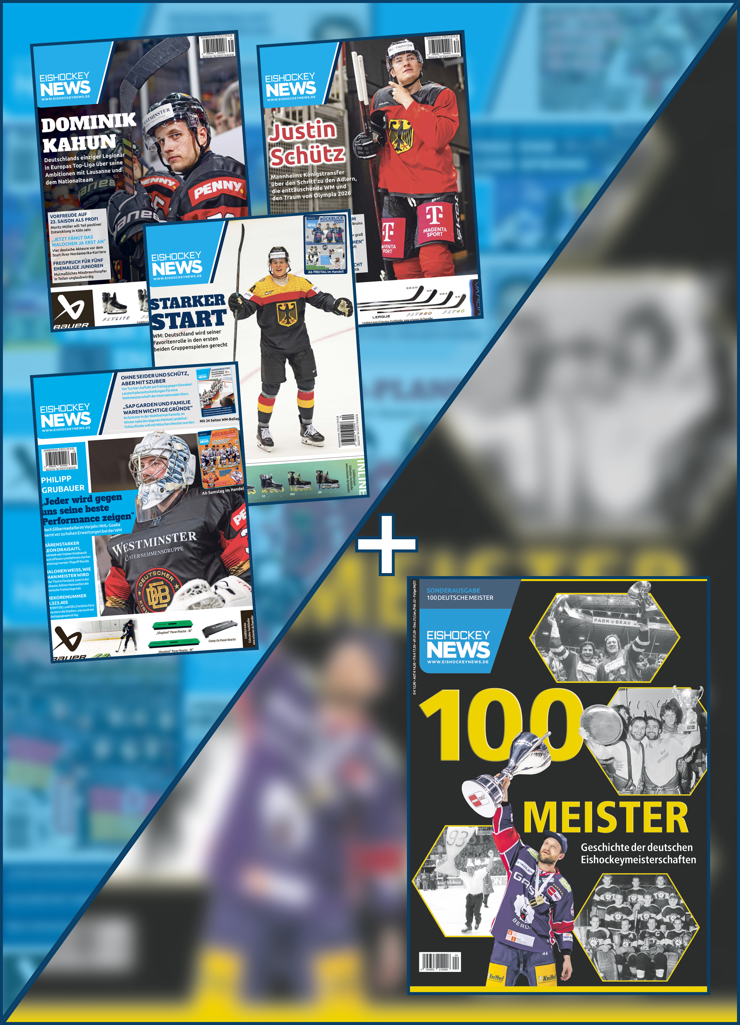 Olympia Spar-Abo (Print) mit Sonderheft „100 Meister“ Olympia Spar-Abo (Print) mit Sonderheft „100 Meister“