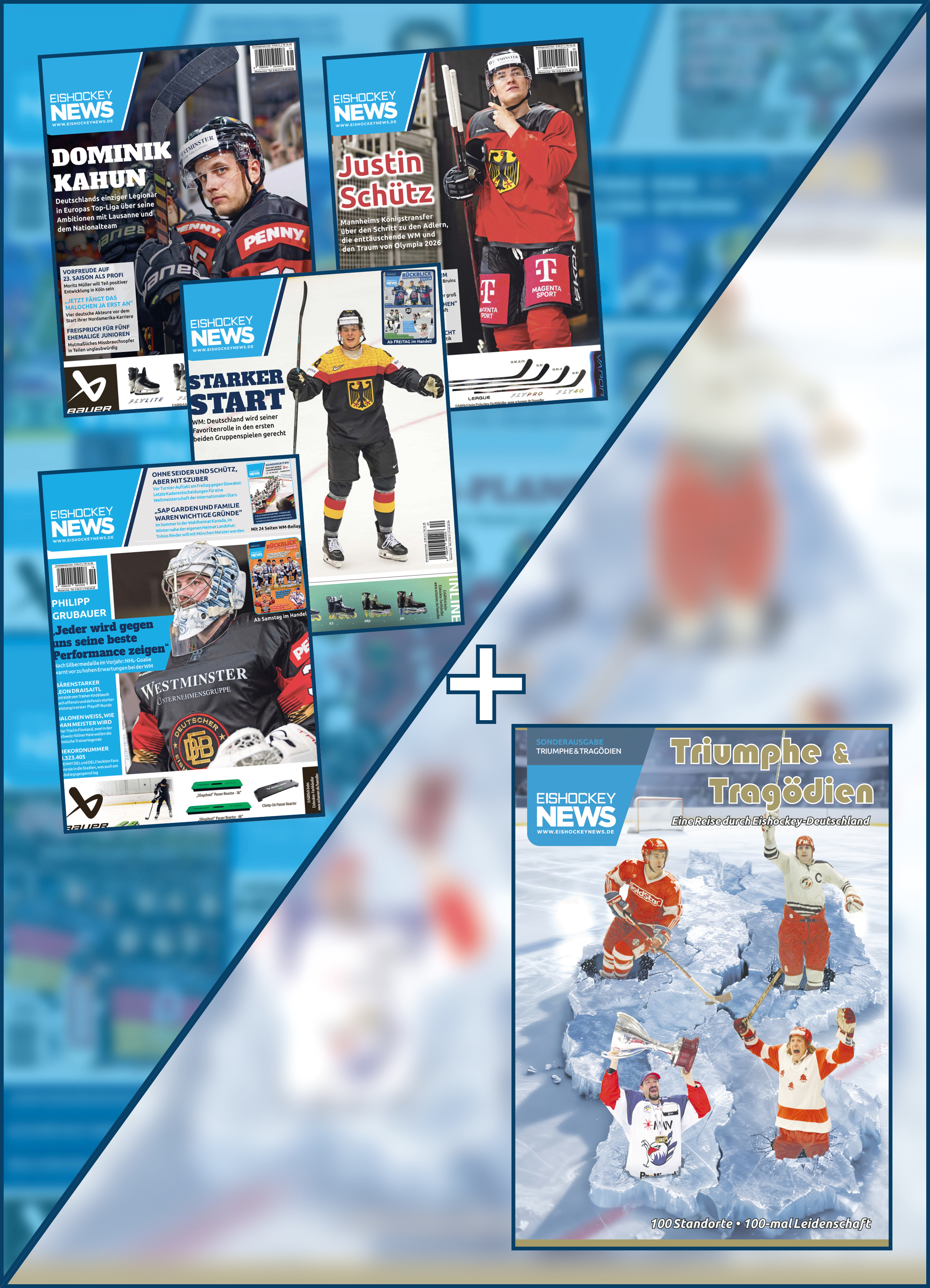 Olympia Spar-Abo (Print) mit Sonderheft „Triumphe & Tragödien“ Olympia Spar-Abo (Print) mit Sonderheft „Triumphe & Tragödien“