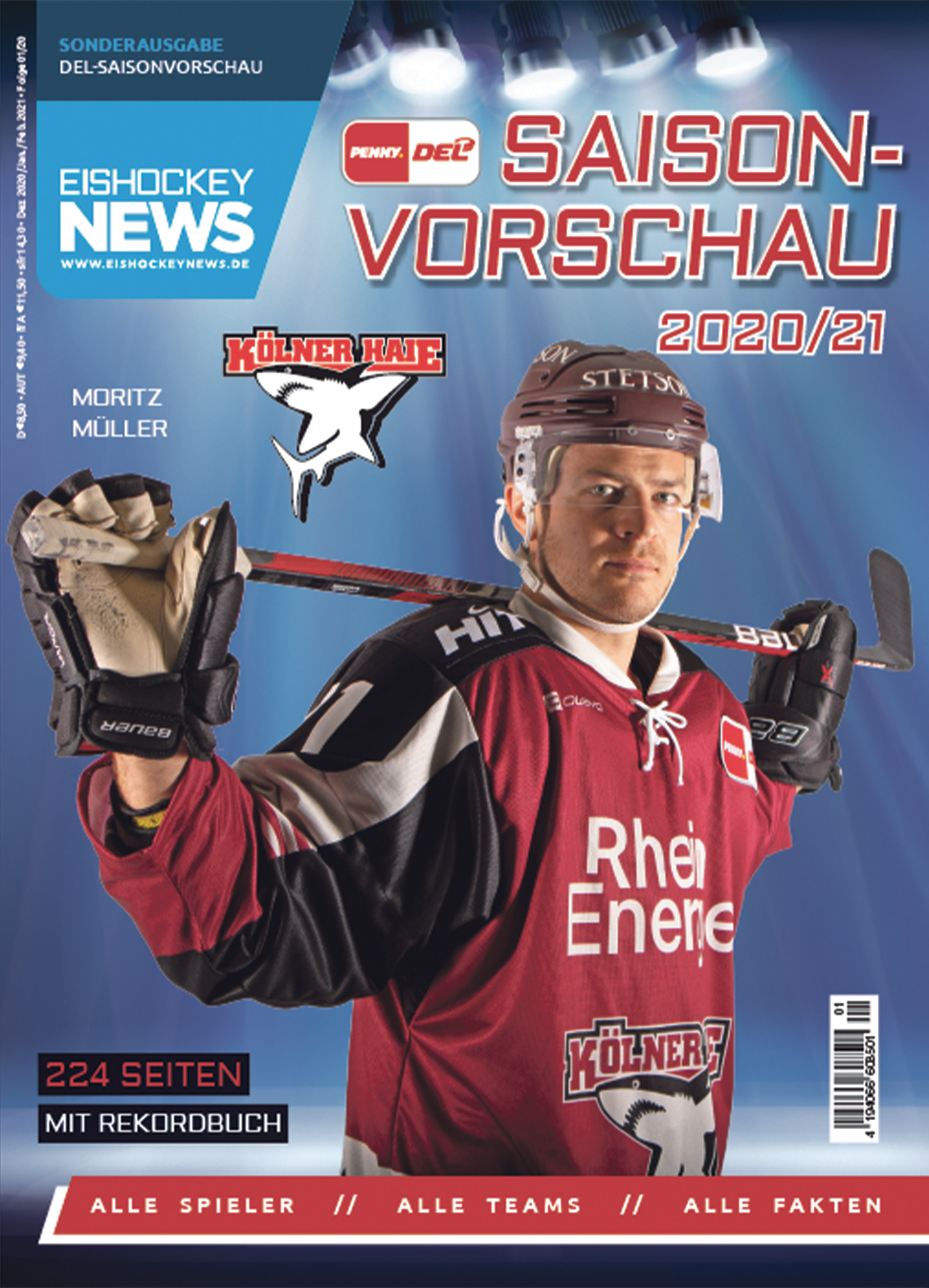DEL Sonderheft 2020/21 mit Köln-Cover (ab 17.12.20)