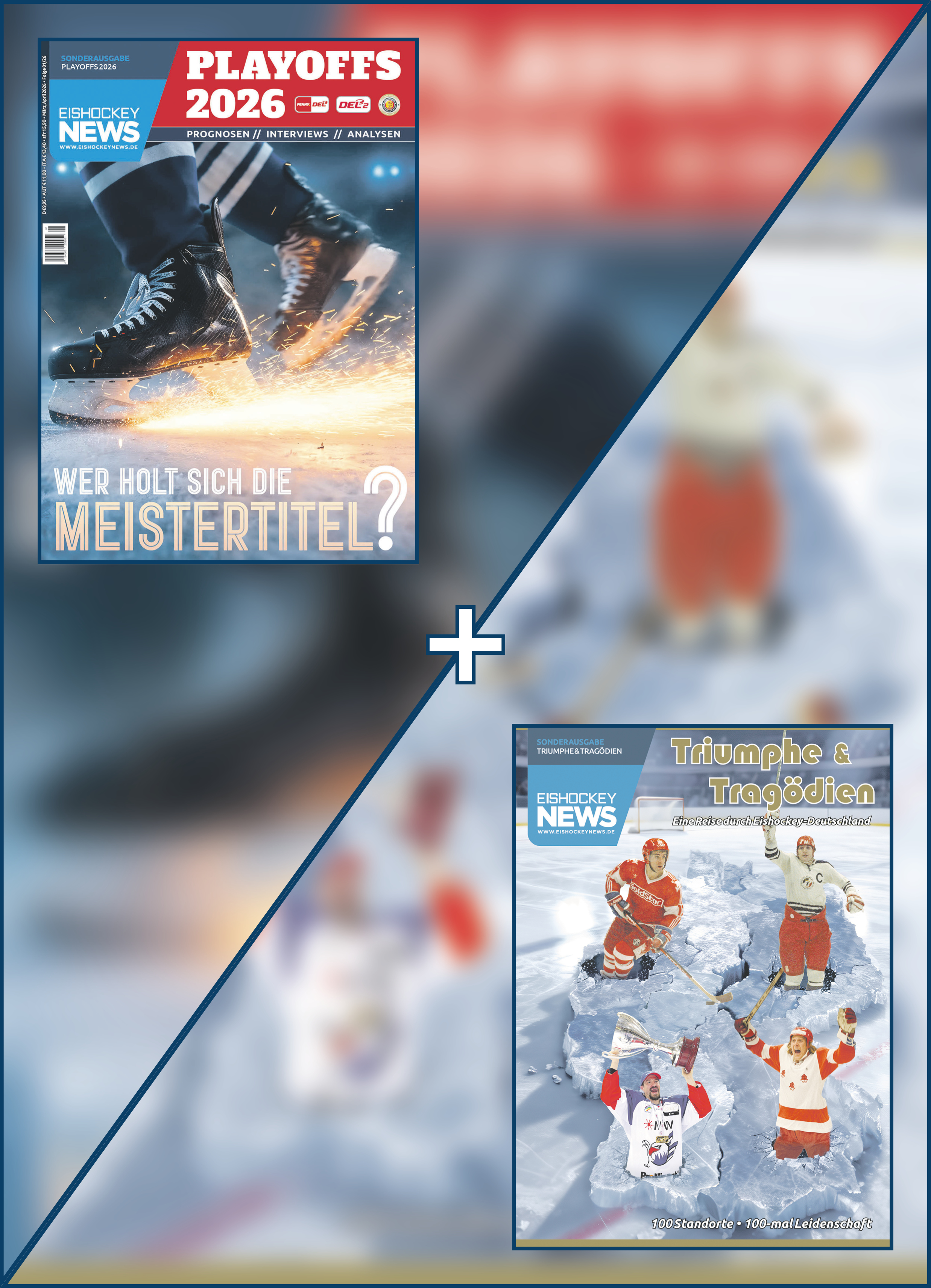 Playoff Buch-Paket 2026 „Triumphe & Tragödien“ 