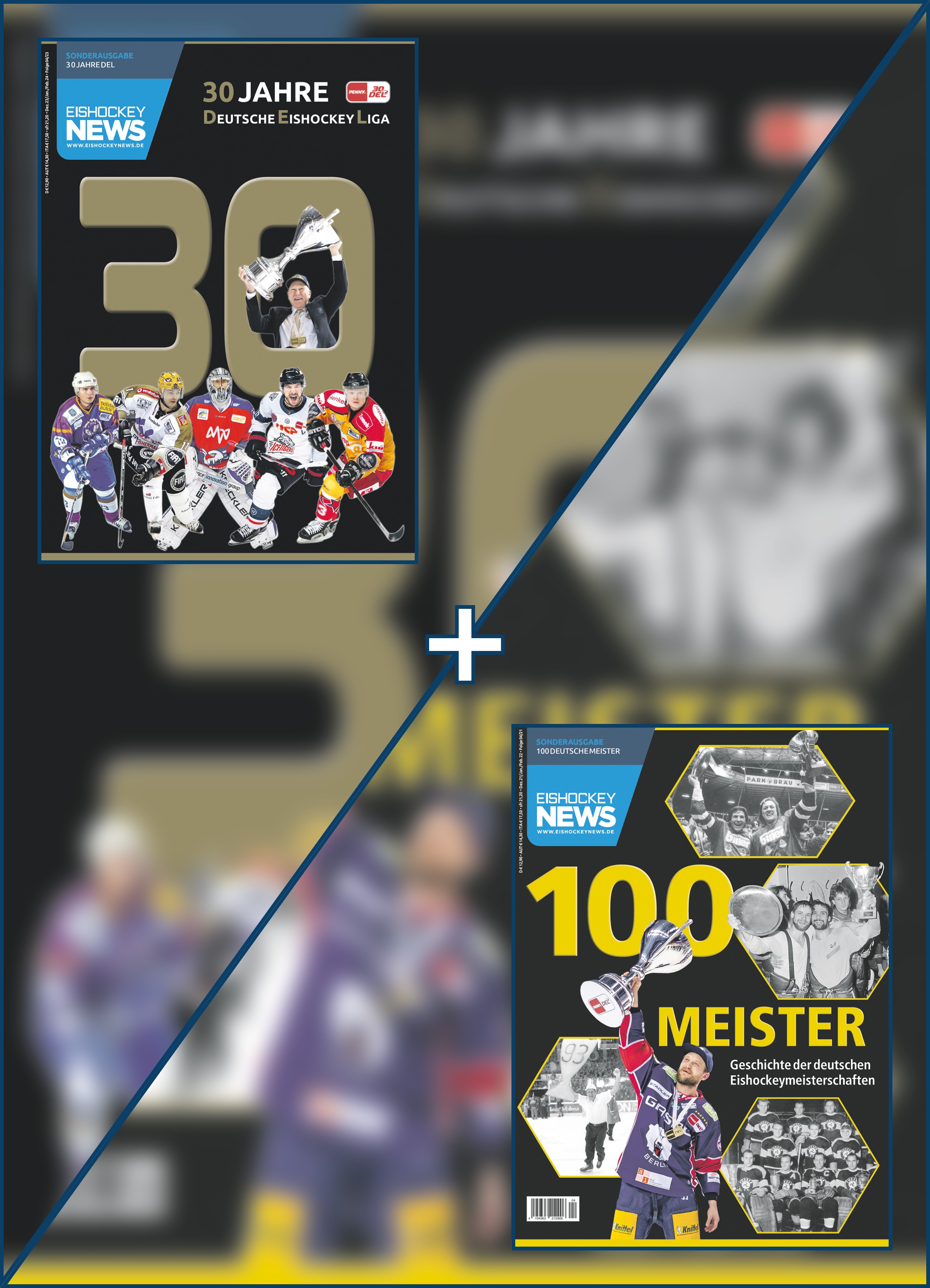 BLACK DEAL Buch „30 Jahre DEL“ + Sonderausgabe „100 Meister“