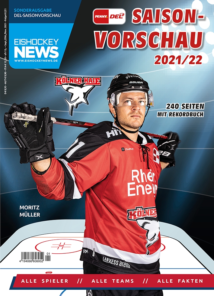 DEL Sonderheft 2021/22 mit Köln-Cover (ab 31.08.21)