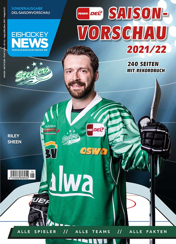 DEL Sonderheft 2021/22 mit Bietigheim-Cover (ab 31.08.21)