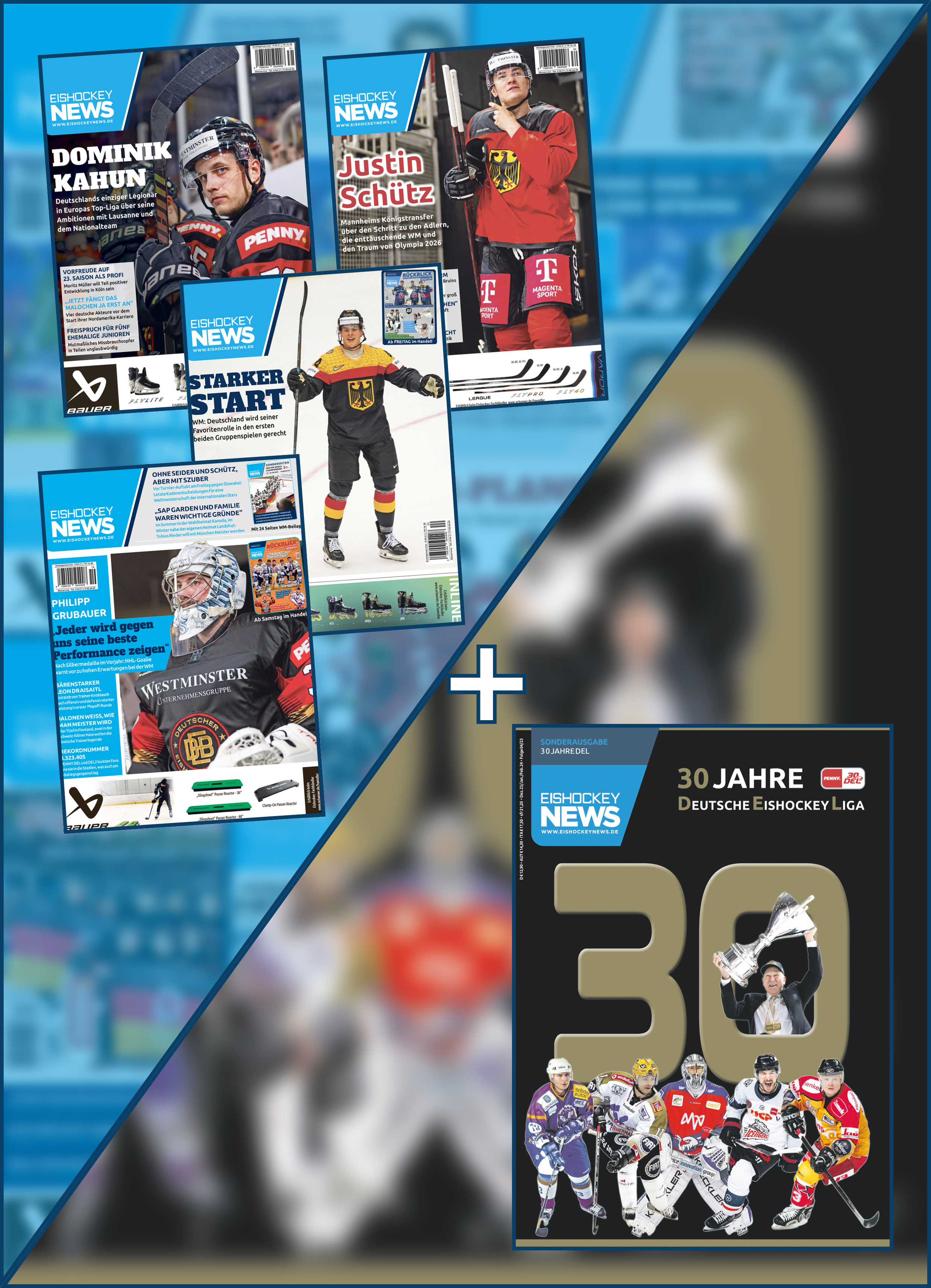 Olympia Spar-Abo (Print) mit Sonderheft „30 Jahre DEL“ Olympia Spar-Abo (Print) mit Sonderheft „30 Jahre DEL“