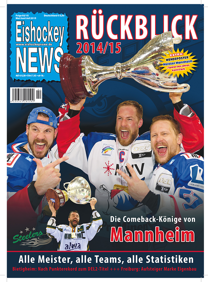 Saison-Rückblickheft 2014/15 DEL-Cover