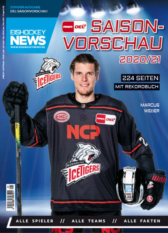DEL Sonderheft 2020/21 mit Nürnberg-Cover (ab 17.12.20)
