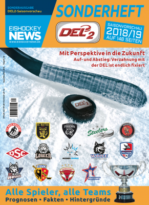 DEL2 Sonderheft 2018/19 mit allgemeinem Cover