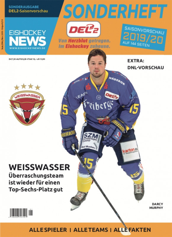 DEL2 Sonderheft 2019/20 mit Weisswasser-Cover (ab 06.09.19)
