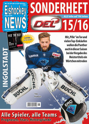 DEL Sonderheft 2015/16 mit Ingolstadt-Cover