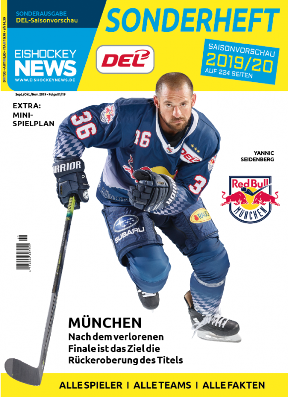 DEL Sonderheft 2019/20 mit München-Cover (ab 30.08.19)