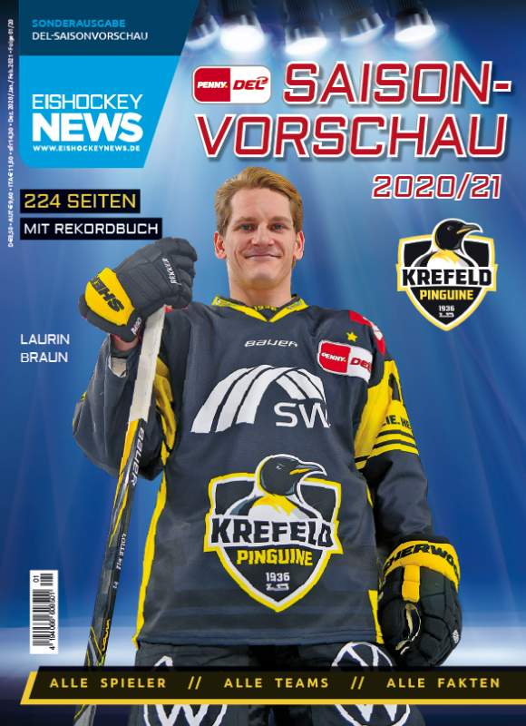 DEL Sonderheft 2020/21 mit Krefeld-Cover (ab 17.12.20)