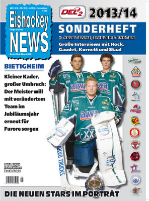 DEL2 Sonderheft 2013/14 mit Bietigheim-Cover