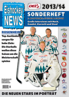 DEL2 Sonderheft 2013/14 mit Rosenheim-Cover