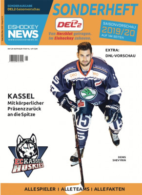 DEL2 Sonderheft 2019/20 mit Kassel-Cover (ab 06.09.19)