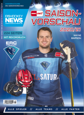 DEL Sonderheft 2020/21 mit Ingolstadt-Cover (ab 17.12.20)