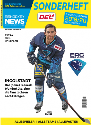 DEL Sonderheft 2019/20 mit Ingolstadt-Cover (ab 30.08.19)